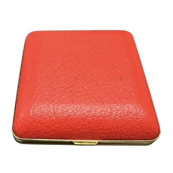 Vintage ELGIN Travel Alarm‎ Clock Red Case Windup Japan - Picture 2 of 3